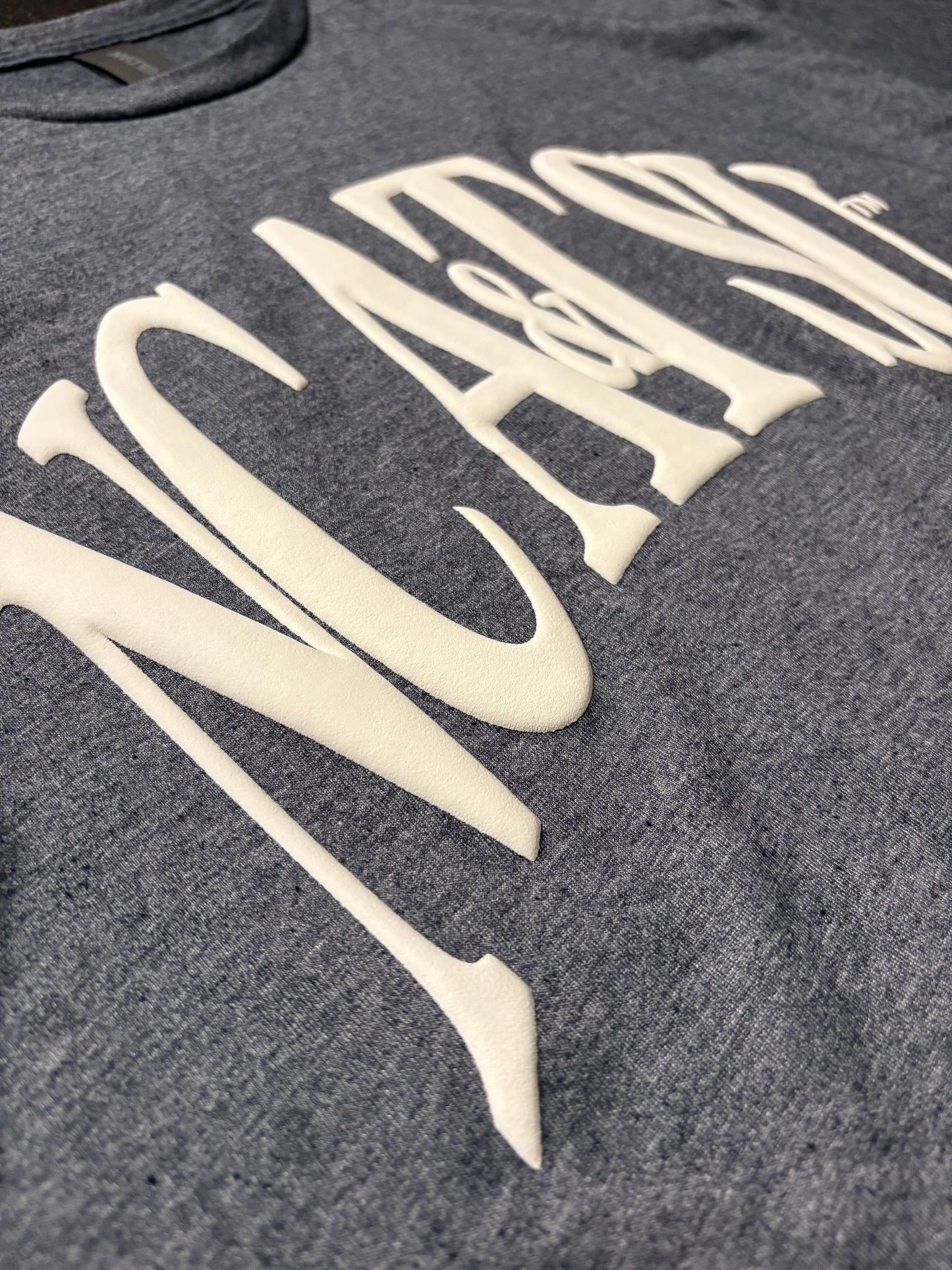 NCATSU Arched Navy Heather Tshirt