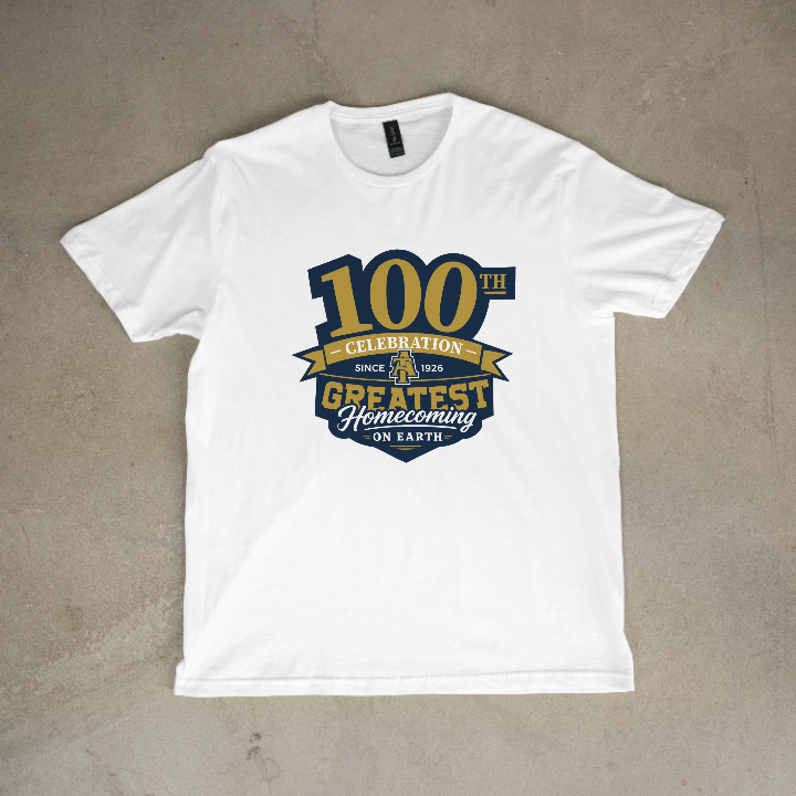 Official 100th Celebration Logo Short Sleeve T-Shirt