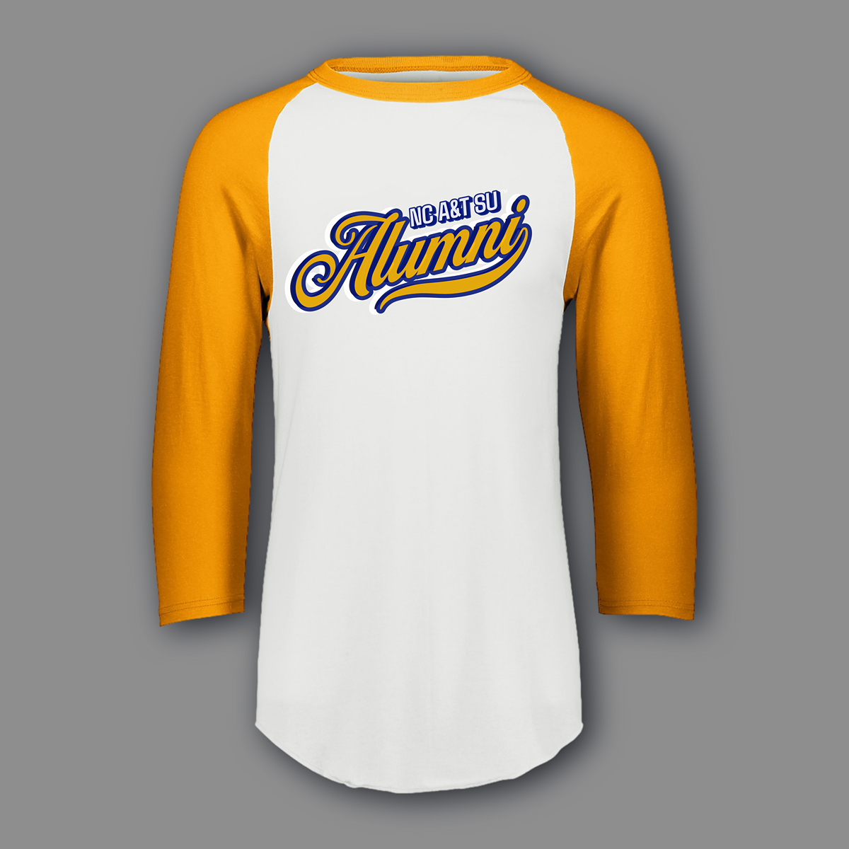 NCAT Alumni Raglan Baseball Tee