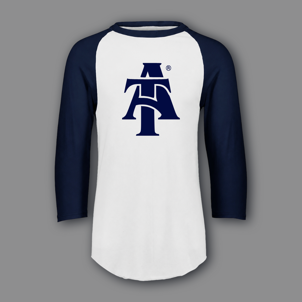 NCAT Interlock Raglan Baseball Tee