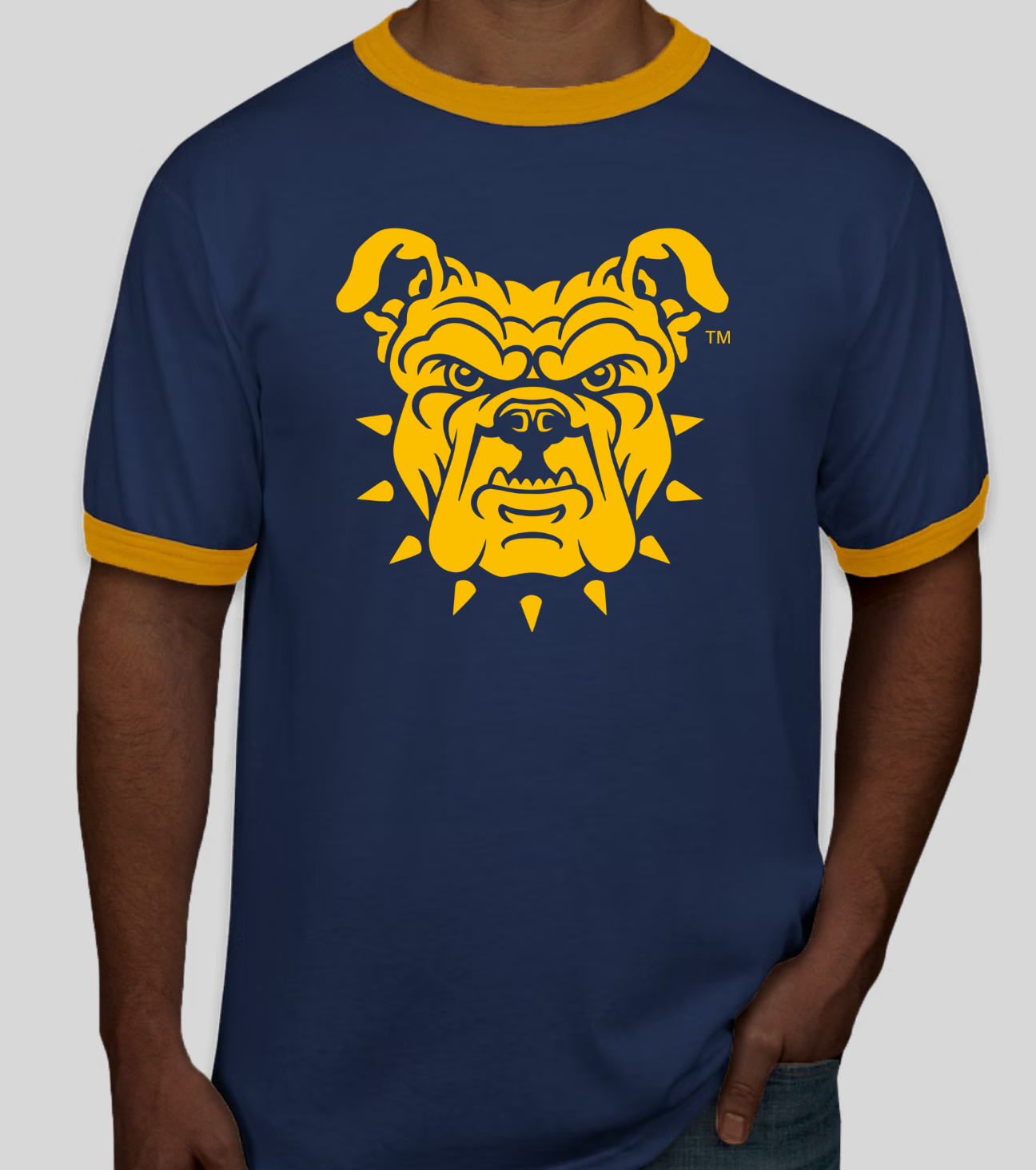 Aggie Dog Navy Ringer