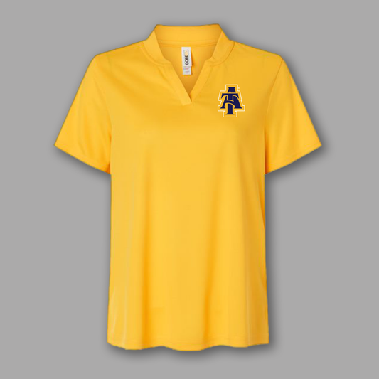 Women’s Gold Interlock Performance Shirt
