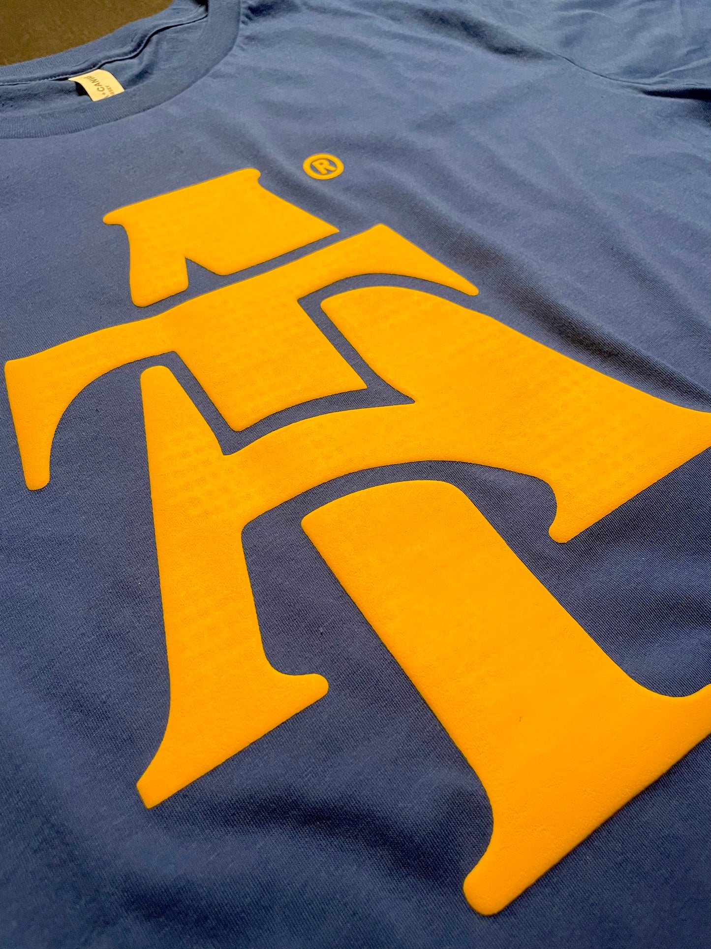 NCAT Interlock Embossed Tee (Royal Blue & Gold Edition)