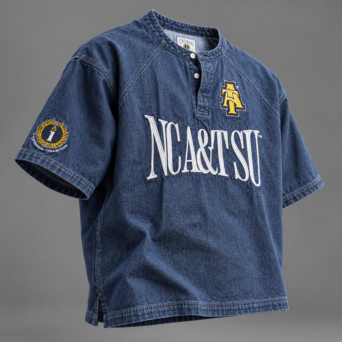NCA&TSU Denim Henley (Centennial Collection)