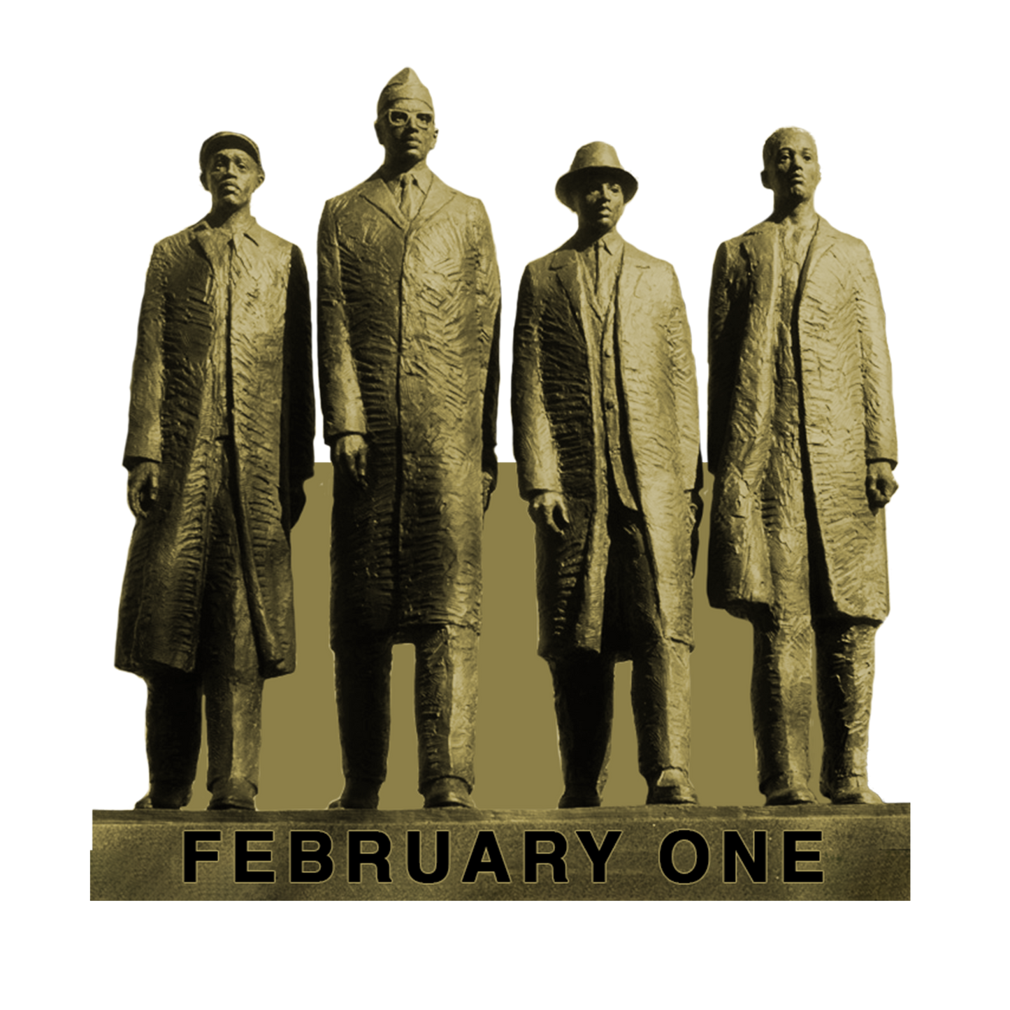 A&T Four FEB ONE Lapel Pin