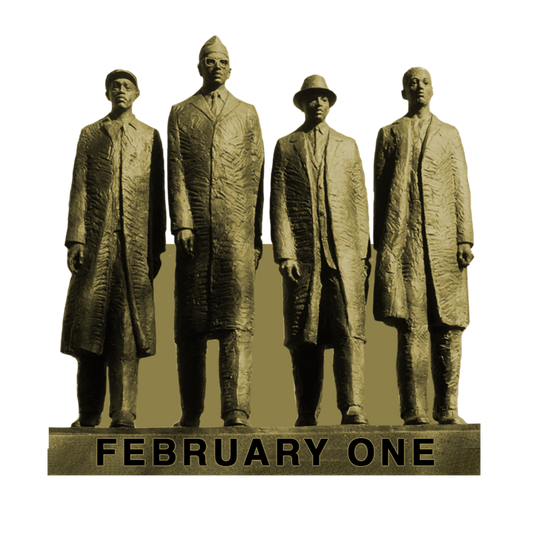 A&T Four FEB ONE Lapel Pin