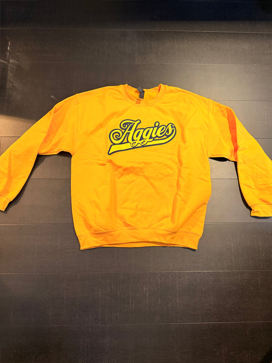 NCAT Aggies Varsity Gold Crewneck
