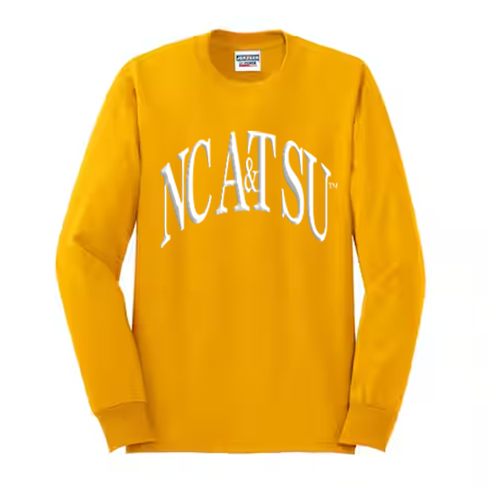 NCA&TSU Puff Print Long Sleeve (Last Call)