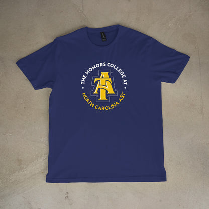 Honors College Interlock Circle Tshirt