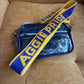 Beaded purse strap and clear bag