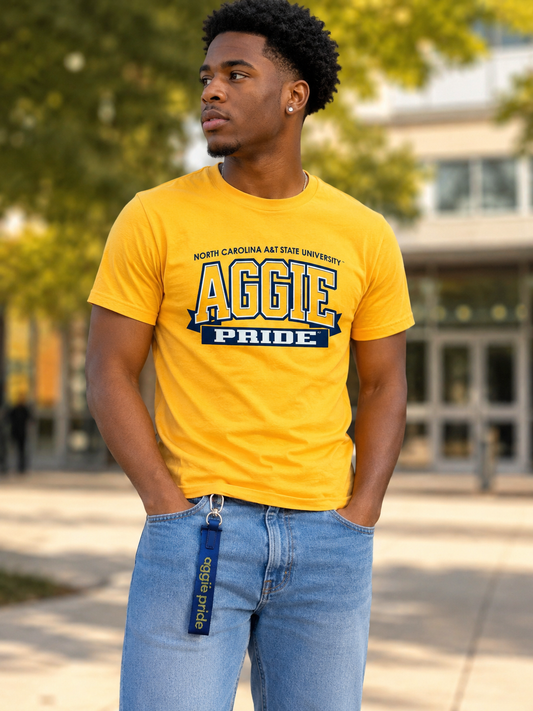 NCAT Aggie Pride never lost keychain