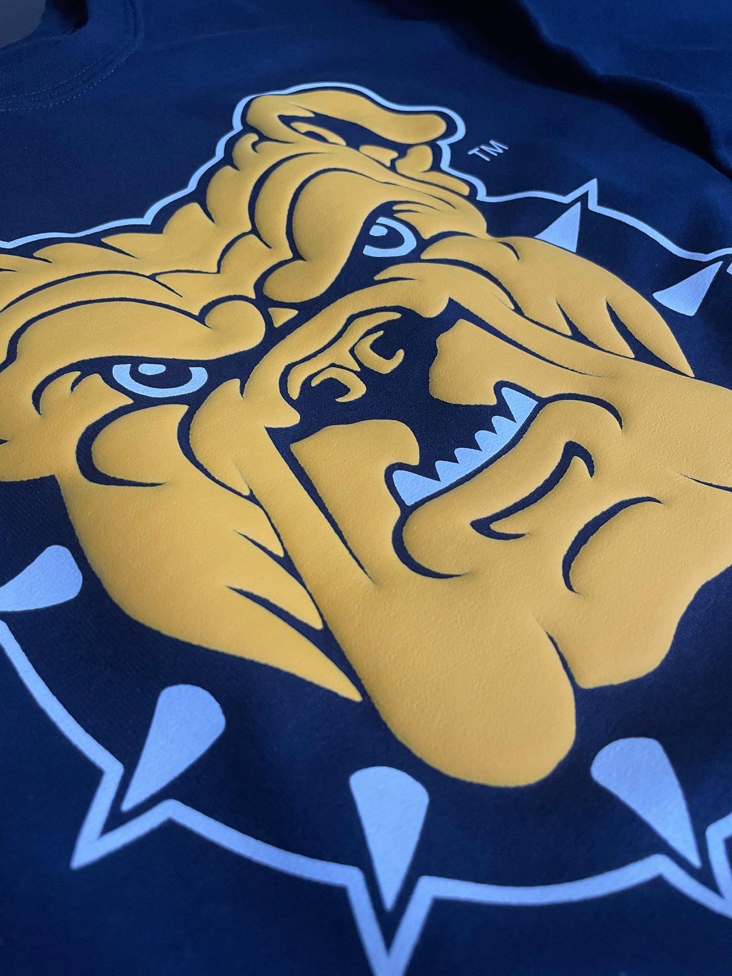 NCAT Aggie Dog 2 Color Puff Crewneck