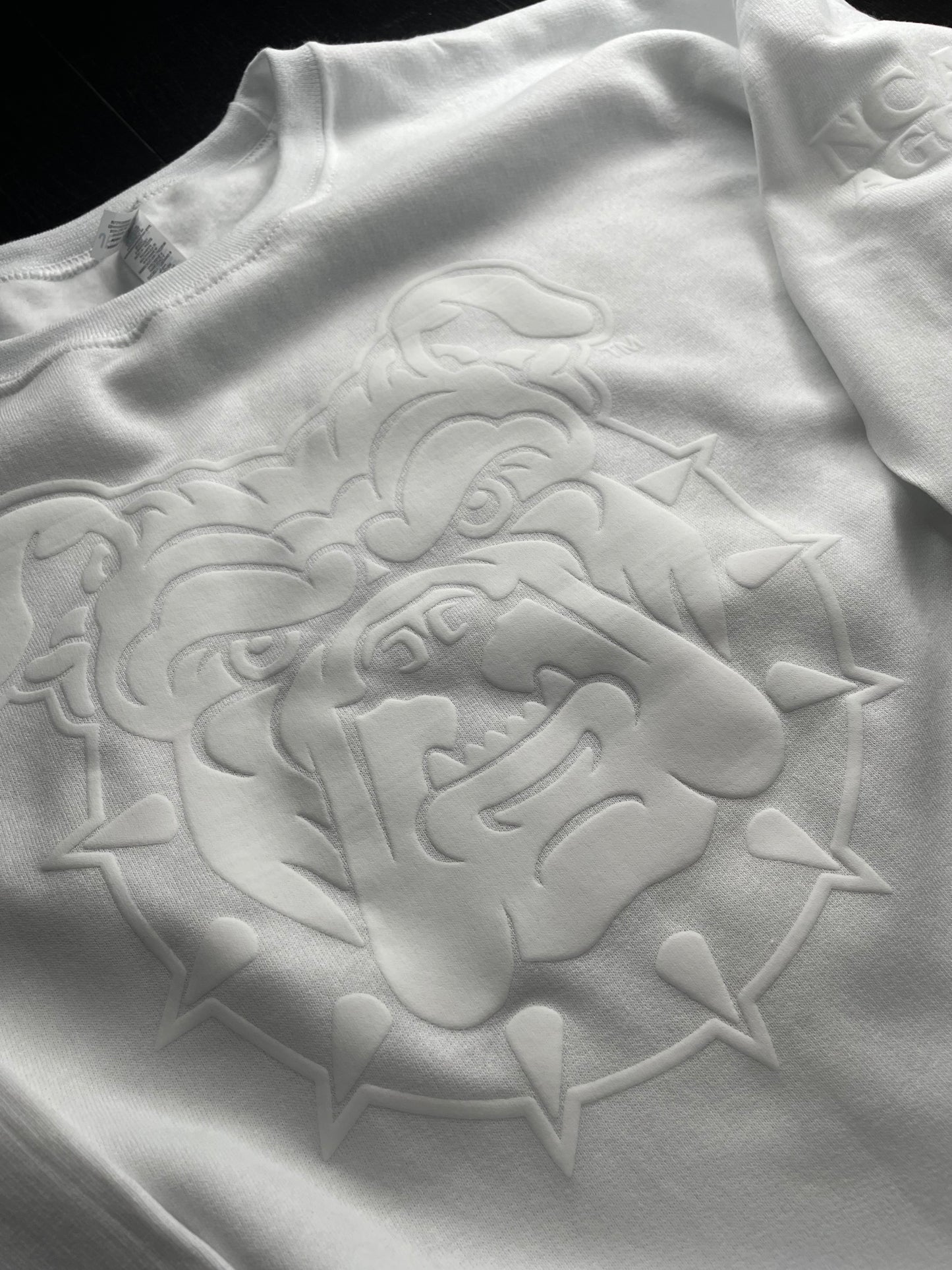 Aggie Dog Puff ALL WHITE Fleece