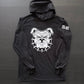 NCAT Aggie Dog White on Black T-shirt Hoodie