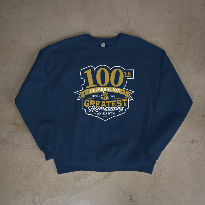 Official 100th Celebration Logo Crewneck Sweatshirt