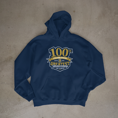 Official 100th Celebration Logo Hoodie Sweatshirt