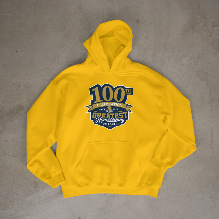 Official 100th Celebration Logo Hoodie Sweatshirt