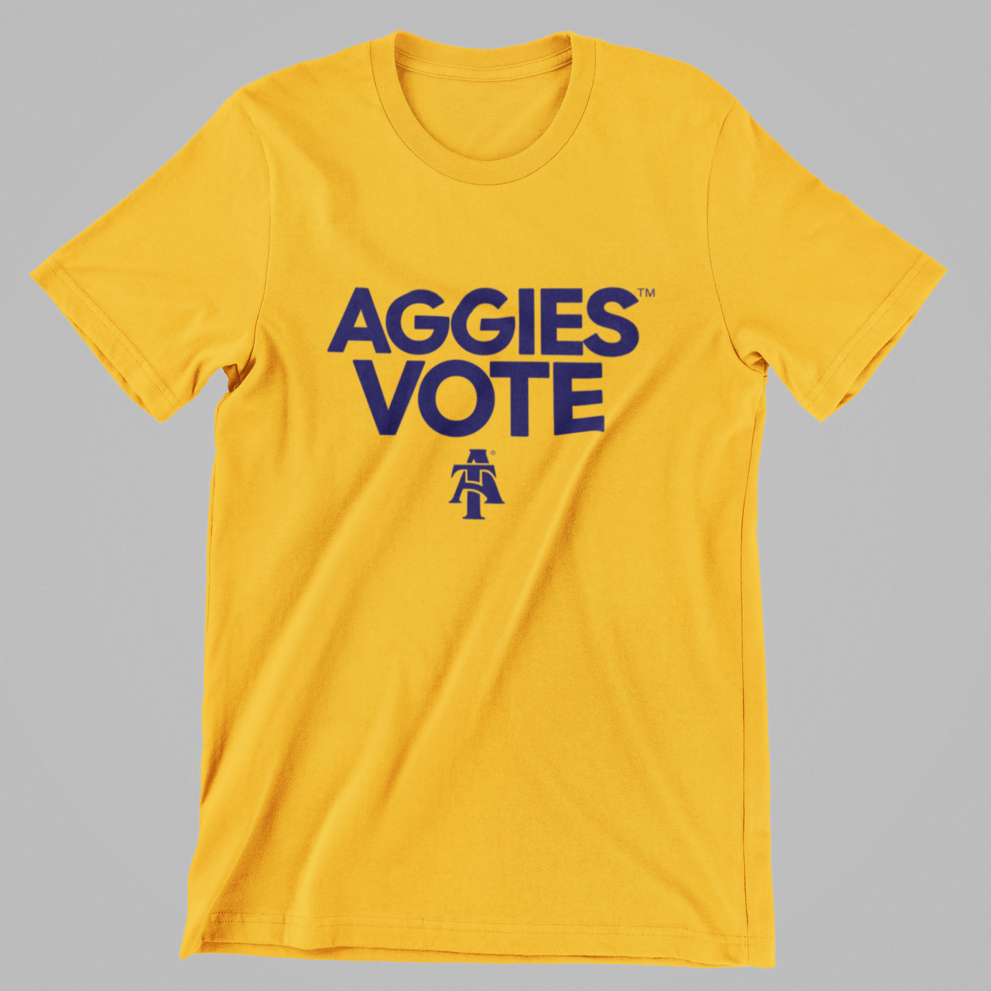 NCAT Aggies Vote t-shirt (Gold)