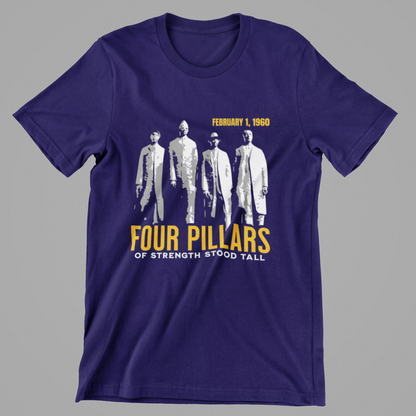 Greensboro Four Pillars Navy Tee