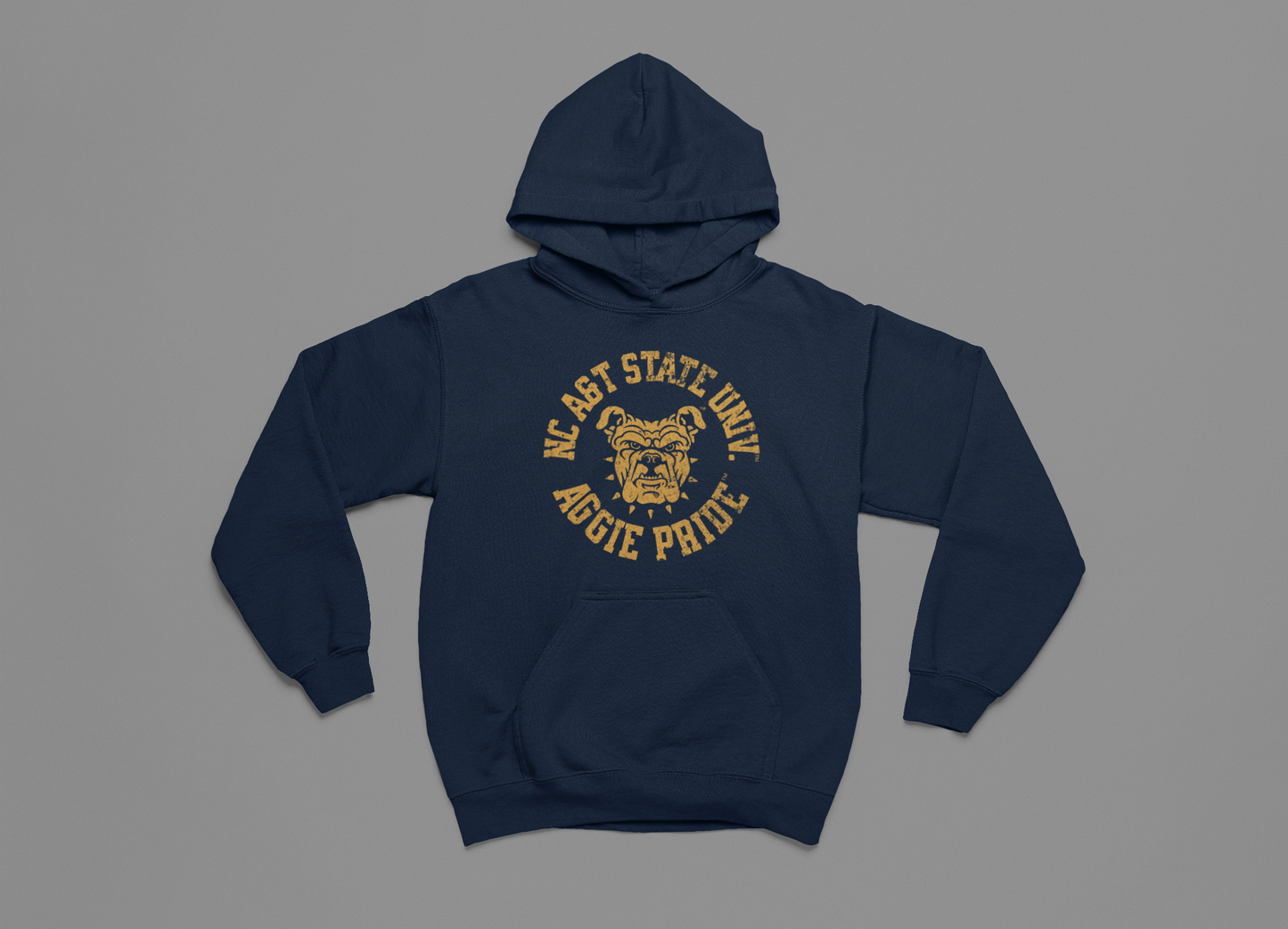 NCAT Distressed Aggie Pride with Aggie Dog Sweatshirt