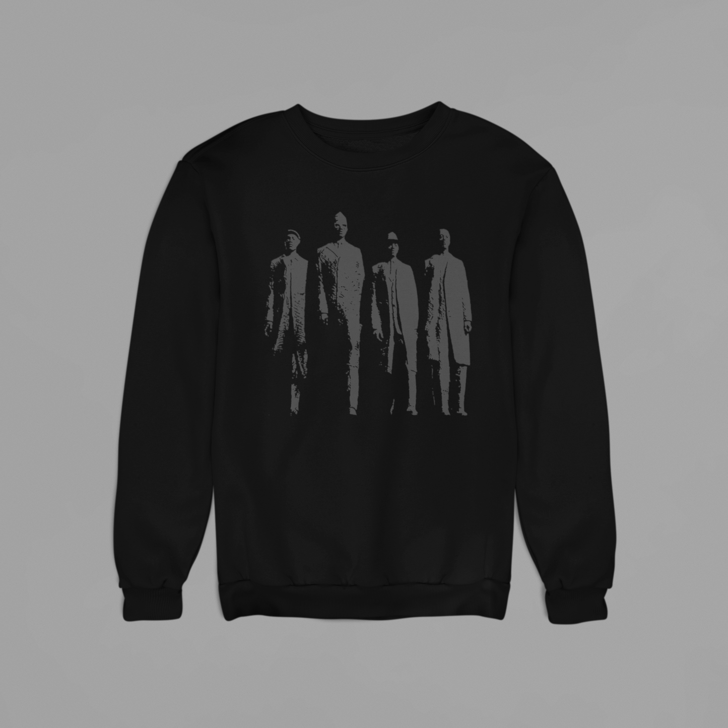 Greensboro Four All Black Puff Sweatshirt